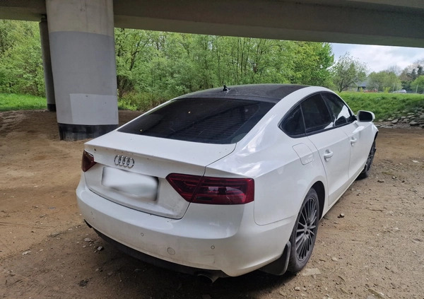 Audi A5 cena 55000 przebieg: 103000, rok produkcji 2013 z Biała małe 92